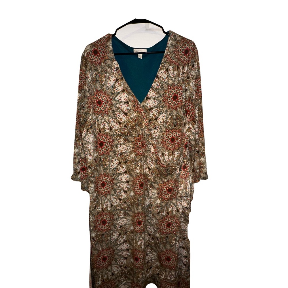 Cato Plus Size Tie In Front Dress